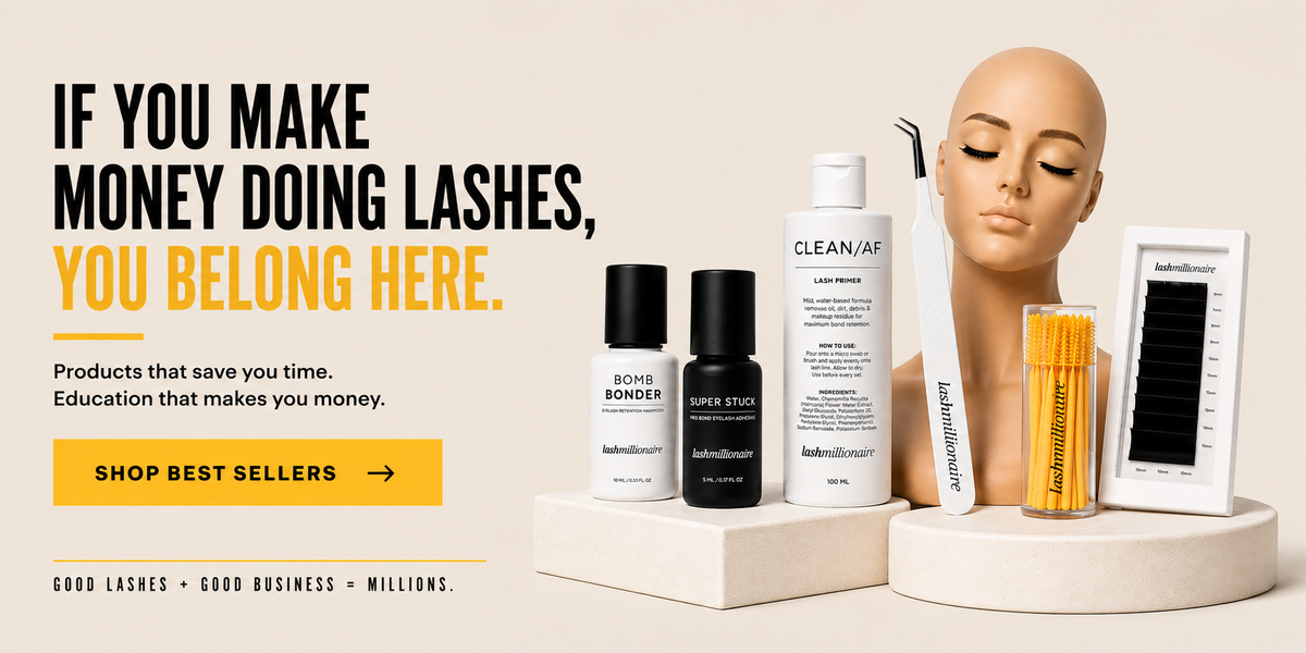 Lash Millionaire professional lash products for lash artists."