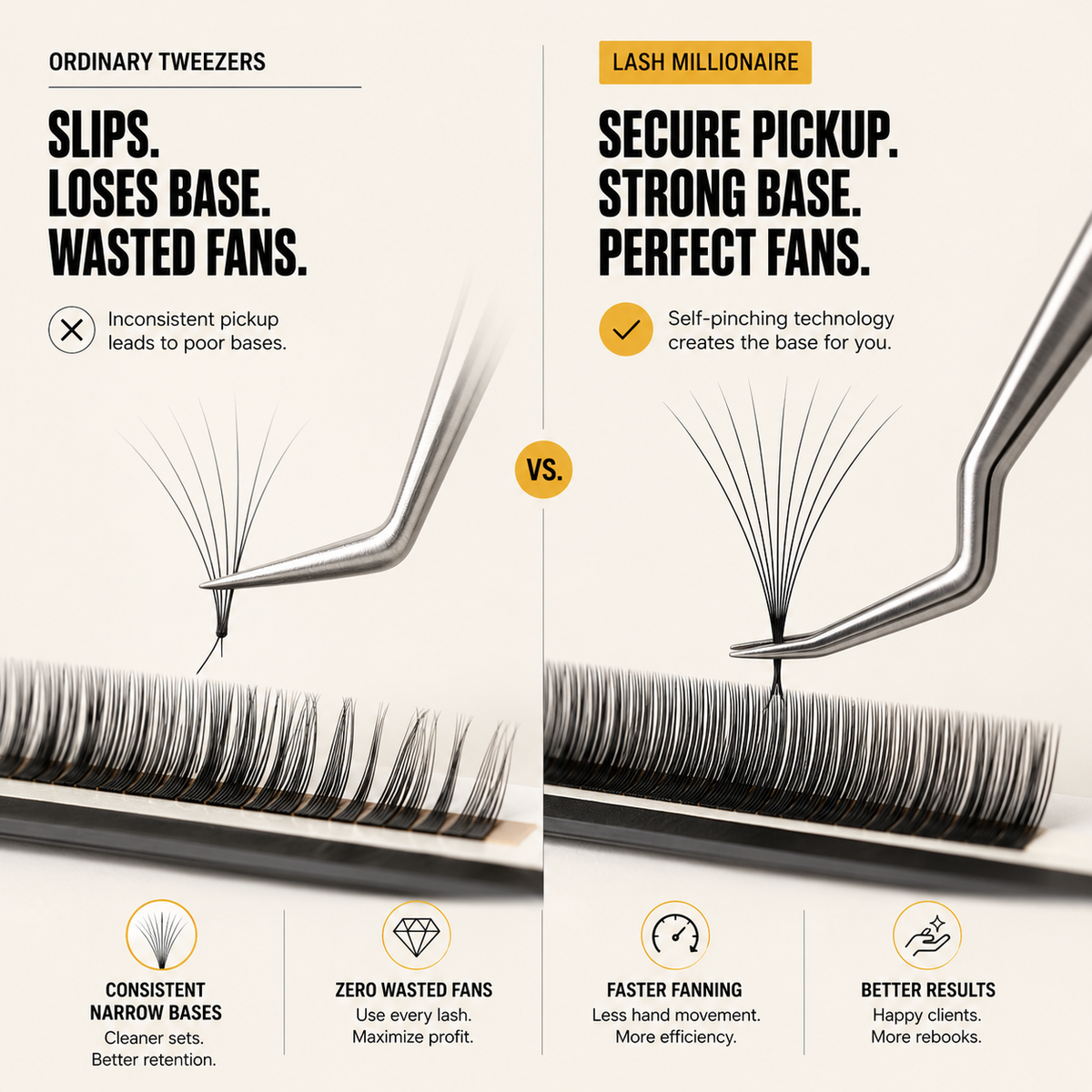 Quick Fan Volume Tweezer